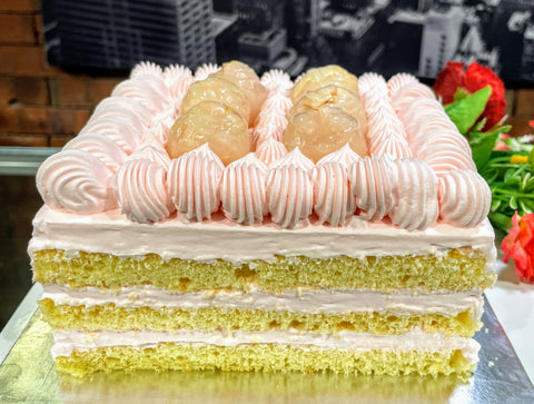 Lychee Cream Cake (Whole)