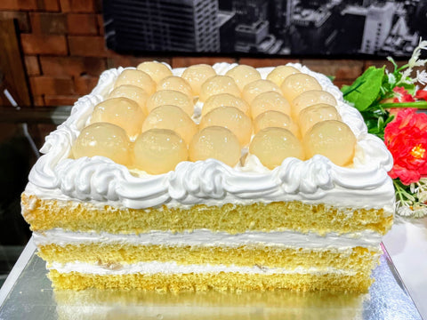 Pearly Longan Cream Cake (Whole)