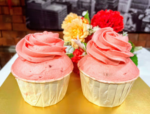 Pink Cream Gluten Free Cupcake (Regular Size) - 2 pcs