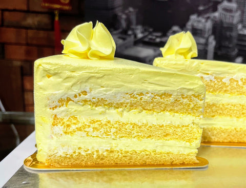 Lemon Cream Sliced Cake (2 pcs)