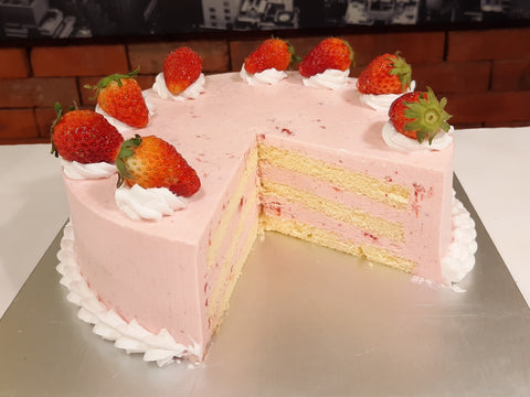 Strawberry Mousse Cake (Whole)