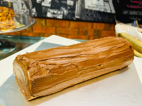 Wooden Log Cake (Black Forest Swiss Roll)